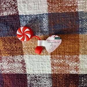 Target | Red and White Candy Straw Topper